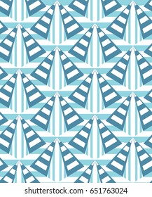 Seamless geometric pattern of various elements. Movement of forms and colors.