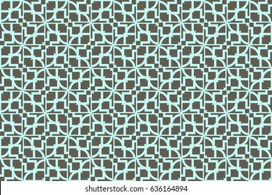 seamless geometric pattern of various ornament. vector illustration.