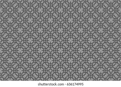 seamless geometric pattern of various ornament. vector illustration.