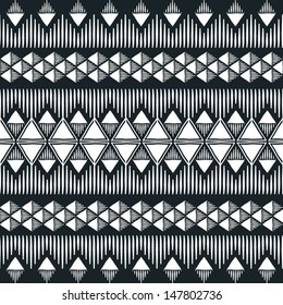 Seamless geometric pattern, vector
