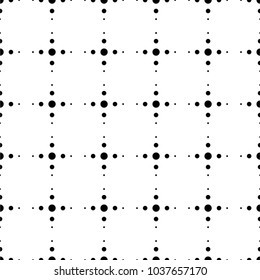 Seamless geometric pattern. Vector abstract classical background in black and white color