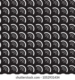 Seamless geometric pattern. Vector abstract repeating classical background in black and white color. Modern design with diagonal elements