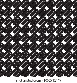 Seamless geometric pattern. Vector abstract repeating classical background in black and white color. Modern design with diagonal elements