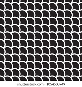 Seamless geometric pattern. Vector abstract repeating classical background in black and white color. Modern design with diagonal elements