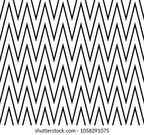 Seamless geometric pattern. Vector abstract classical background in black and white color