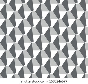 Seamless geometric pattern. Vector abstract Modern stylish texture in black and white color