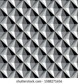 Seamless geometric pattern. Vector abstract Modern stylish texture in black and white color