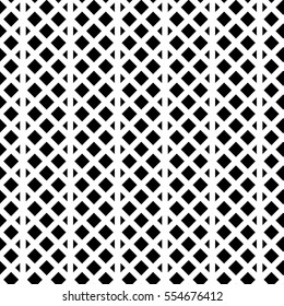 Seamless geometric pattern. Vector abstract classical background in black and white color