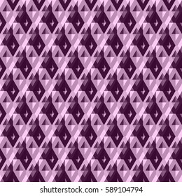 Seamless geometric pattern. Vector abstract background. Texture with rhombus. Print on textile.
