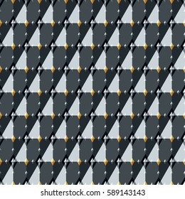 Seamless geometric pattern. Vector abstract background. Texture with rhombus. Print on textile.