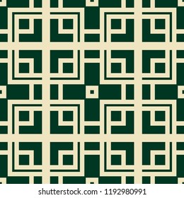 Seamless geometric pattern. Vector art deco background