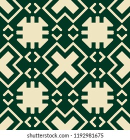 Seamless geometric pattern. Vector art deco background