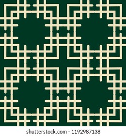 Seamless geometric pattern. Vector art deco background