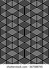 Seamless geometric pattern. Vector art.