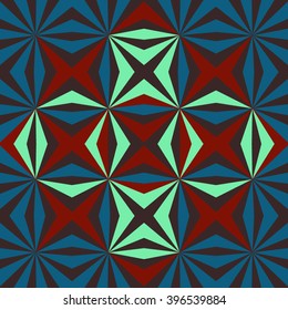 Seamless geometric pattern. Vector art.