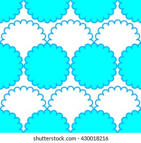 Seamless geometric pattern. Vector art.