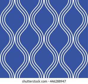 Seamless geometric pattern. Vector art.