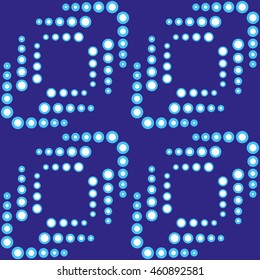 Seamless geometric pattern. Vector art.