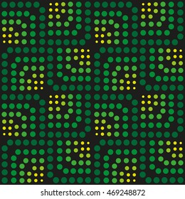 Seamless geometric pattern. Vector art.