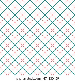 Seamless geometric pattern. Vector art.