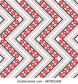 Seamless geometric pattern. Vector art.