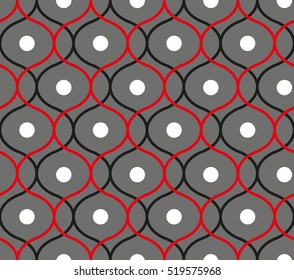 Seamless geometric pattern. Vector art.