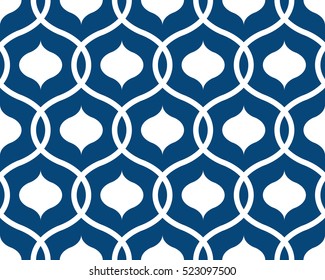 Seamless geometric pattern. Vector art.
