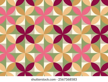Seamless geometric pattern vector background. Modern simple wallpaper, tile, backdrop, fabric, mat, interior etc. 