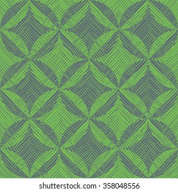 Seamless geometric pattern vector background tile