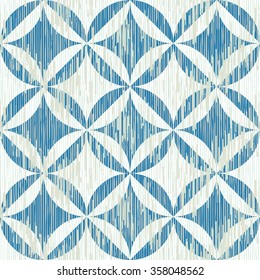 Seamless geometric pattern vector background tile