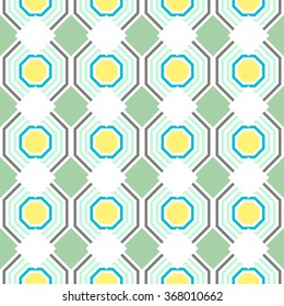 Seamless geometric pattern. Vector background