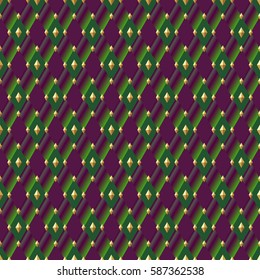 Seamless geometric pattern. Vector background with colorful rhombuses. Print on textile.