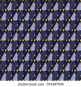 Seamless geometric pattern. Vector background with colorful rhombuses. Print on textile.