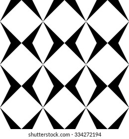 Seamless Geometric Pattern. Vector Black and White Texture