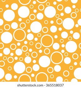 Seamless geometric pattern. Vector circles abstract background