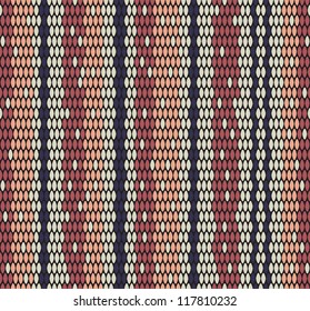 Seamless geometric pattern. Vector colorful texture of weaving