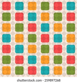 Seamless geometric pattern, vector format