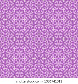 Seamless geometric pattern. Vector illustration. Purple white color.