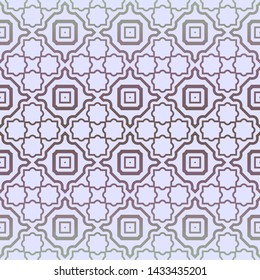 Seamless geometric pattern. Vector illustration. Purple yellow color.
