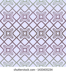 Seamless geometric pattern. Vector illustration. Purple yellow color.