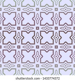 Seamless geometric pattern. Vector illustration. Purple yellow color.