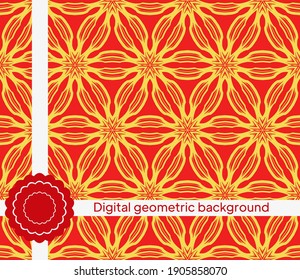 Seamless geometric pattern. Vector illustration for interior design, invitation, wallpaper