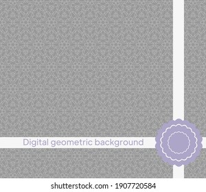 Seamless geometric pattern. Vector illustration for interior design, invitation, wallpaper
