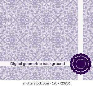 Seamless geometric pattern. Vector illustration for interior design, invitation, wallpaper
