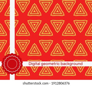 Seamless geometric pattern. Vector illustration for interior design, invitation, wallpaper