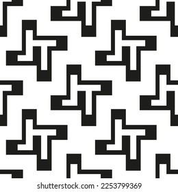 Seamless geometric pattern. Vector illustration.