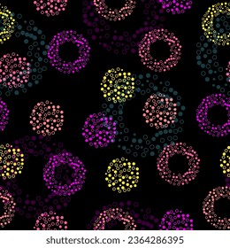 Seamless geometric pattern. Vector illustration. Mandala ornament.  Vector illustration.