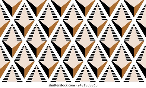 Seamless geometric pattern. Vector Illustration.