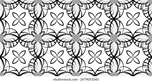 Seamless geometric pattern. Vector illustration.