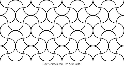 Seamless geometric pattern. Vector illustration.